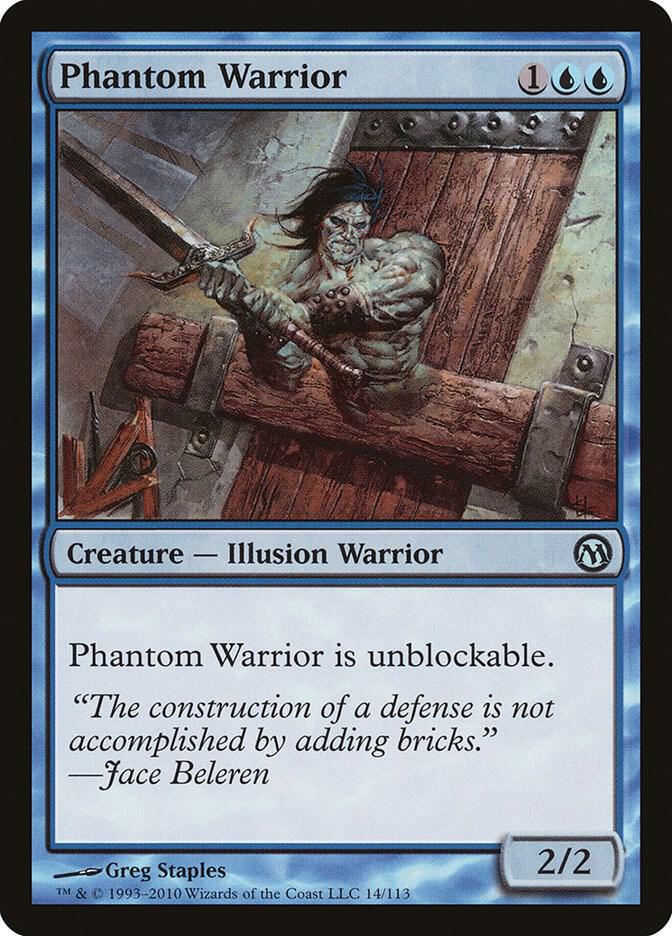 Phantom Warrior (14) [Duels of the Planeswalkers]