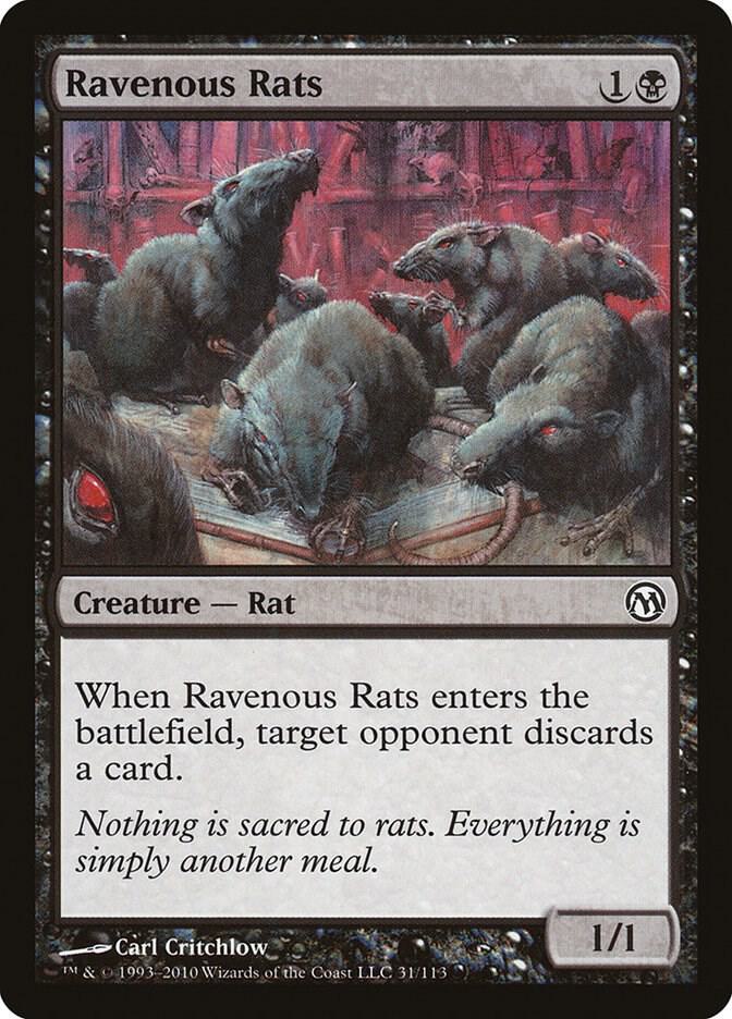 Ravenous Rats (31) [Duels of the Planeswalkers]