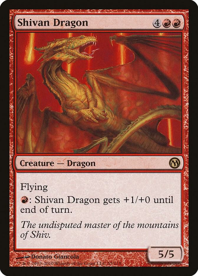 Shivan Dragon (53) [Duels of the Planeswalkers]