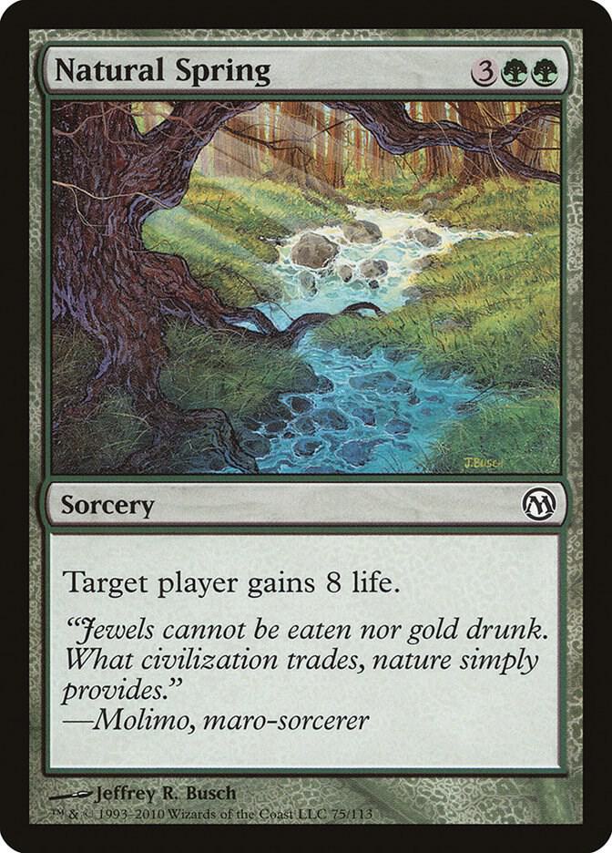 Natural Spring (75) [Duels of the Planeswalkers]