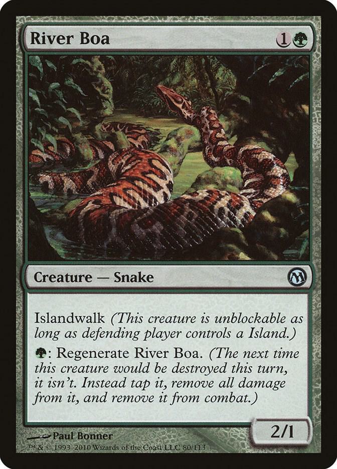 River Boa (80) [Duels of the Planeswalkers]