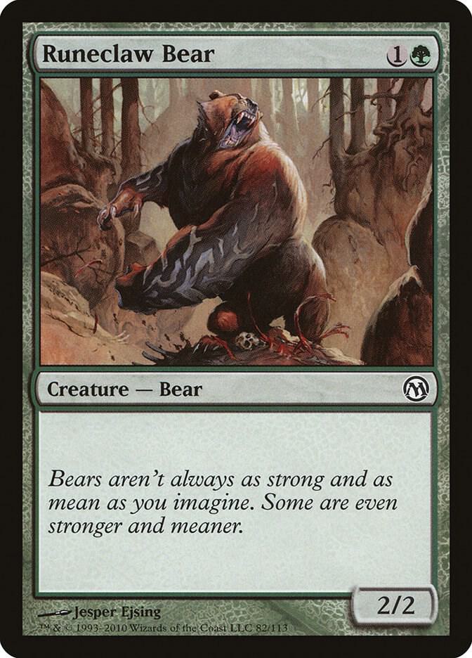 Runeclaw Bear (82) [Duels of the Planeswalkers]