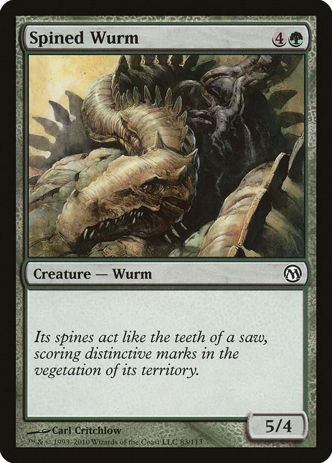 Spined Wurm (83) [Duels of the Planeswalkers]