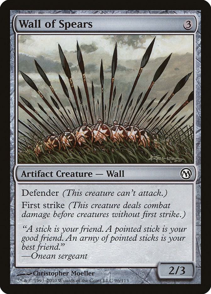 Wall of Spears (96) [Duels of the Planeswalkers]