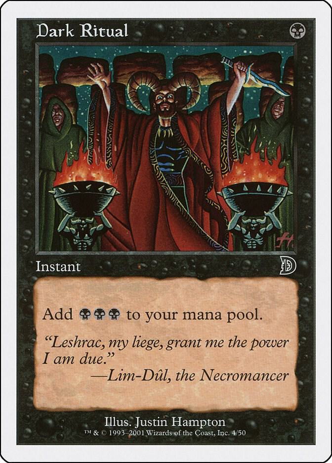 Dark Ritual (4) [Deckmasters]