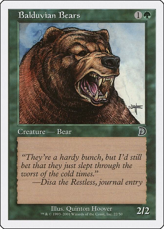 Balduvian Bears (22) [Deckmasters]