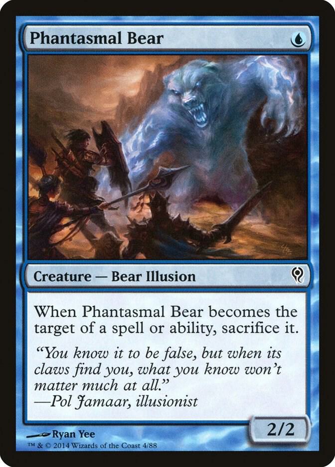 Phantasmal Bear (4) [Duel Decks: Jace vs. Vraska]