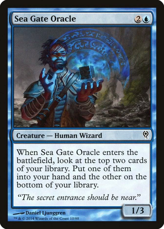 Sea Gate Oracle (10) [Duel Decks: Jace vs. Vraska]