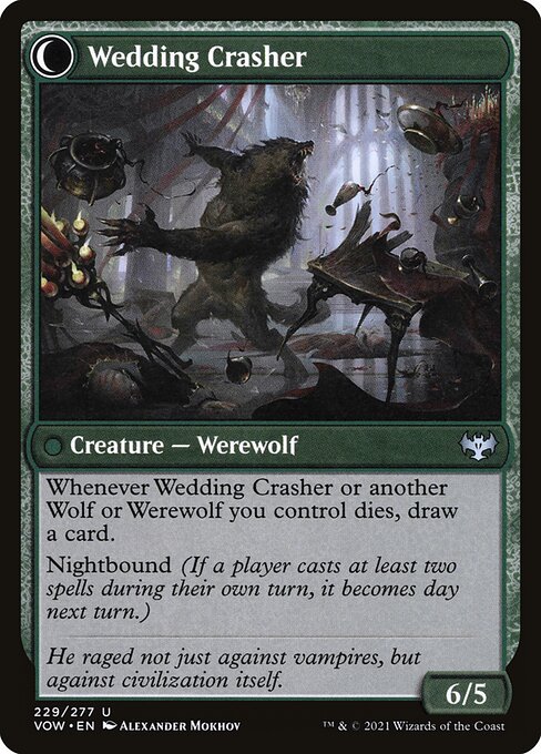Wolfkin Outcast (229) [Innistrad: Crimson Vow] Reverse