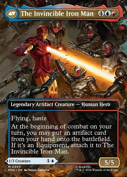 Tony Stark (Borderless) (0350) [Marvel Super Heroes] Reverse