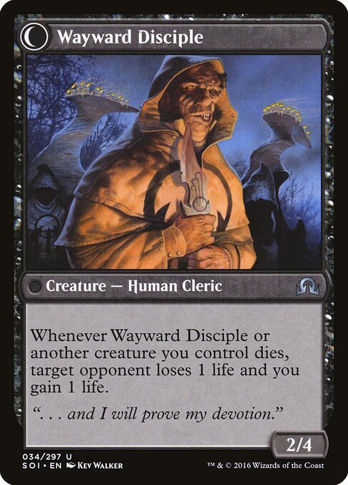 Pious Evangel (34) [Shadows over Innistrad] Reverse