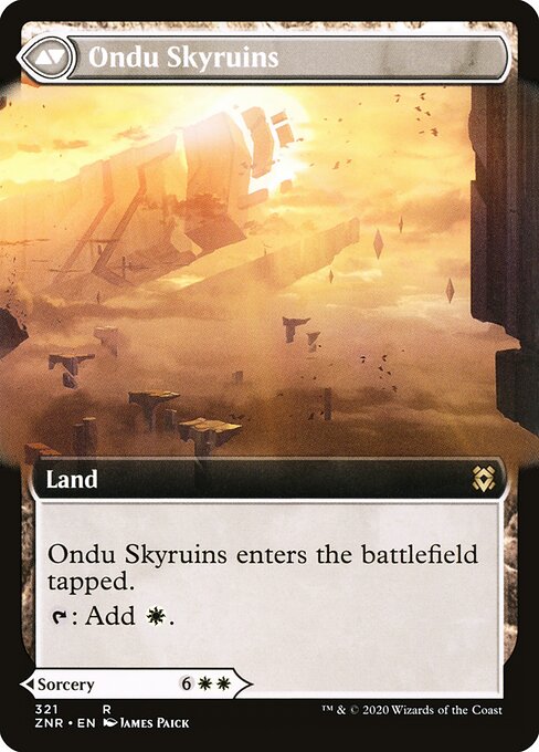 Ondu Inversion (Extended Art) (321) [Zendikar Rising] [Extended Art] Reverse