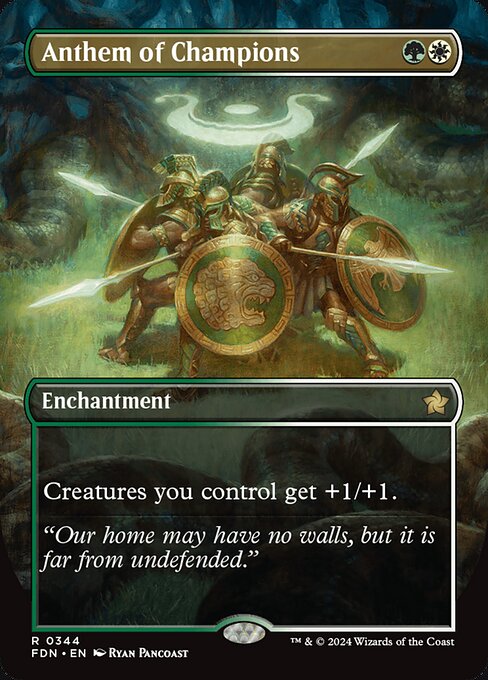 Anthem of Champions (344) [Foundations]