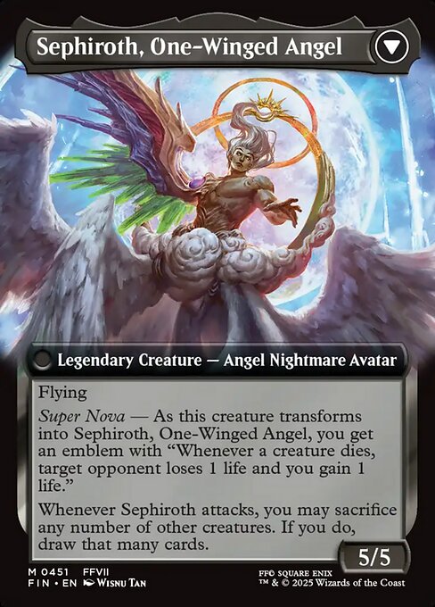Sephiroth, Fabled SOLDIER (Extended Art) (451) [Final Fantasy] Reverse