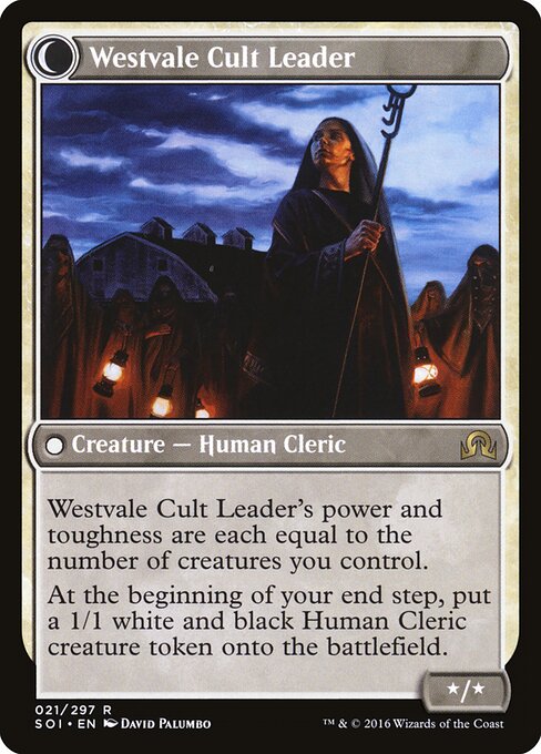 Hanweir Militia Captain (21) [Shadows over Innistrad] Reverse