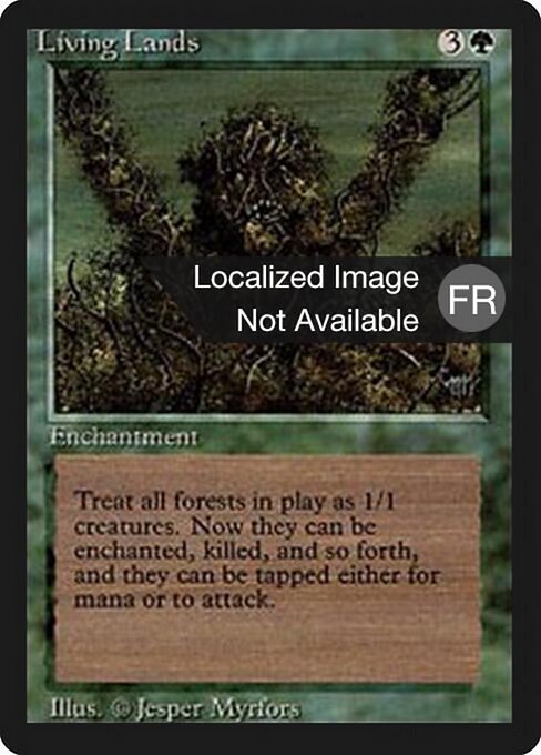 Living Lands (210) [Foreign Black Border]