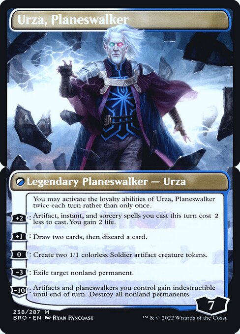 Urza, Planeswalker (238bs) [The Brothers' War Promos]