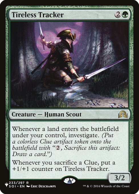 Tireless Tracker (SOI-233) [The List]