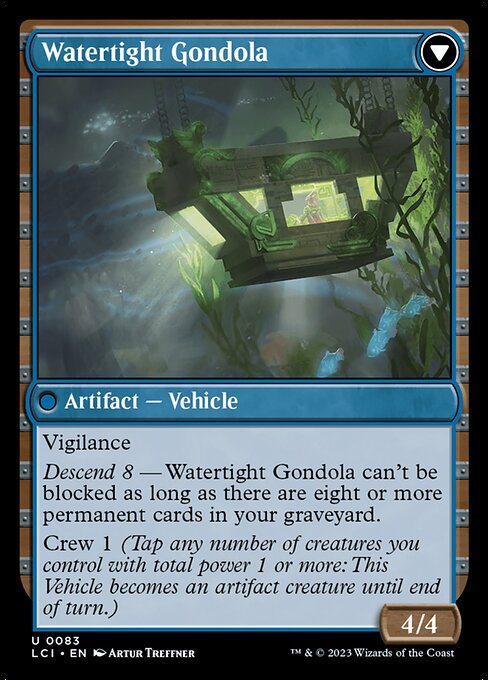 Waterlogged Hulk (83) [The Lost Caverns of Ixalan] Reverse