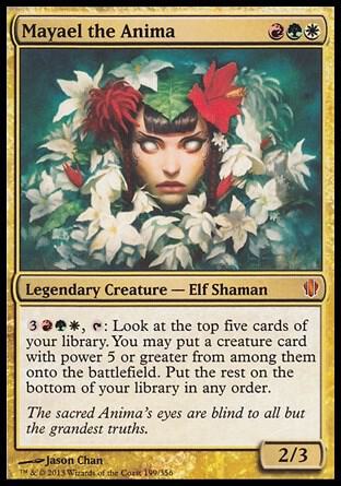Mayael the Anima (Commander 2013) (199) [Oversize Cards]