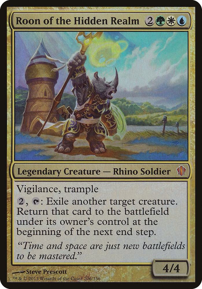 Roon of the Hidden Realm (Commander 2013) (206) [Oversize Cards]