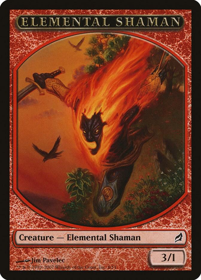 Elemental Shaman Token (6) [Lorwyn]