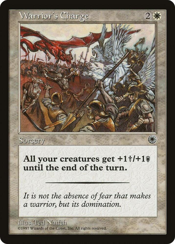 Warrior's Charge (Flavor Text) (38) [Portal]