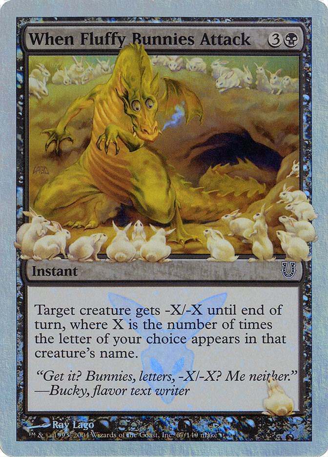When Fluffy Bunnies Attack (Alternate Foil) (67) [Unhinged]