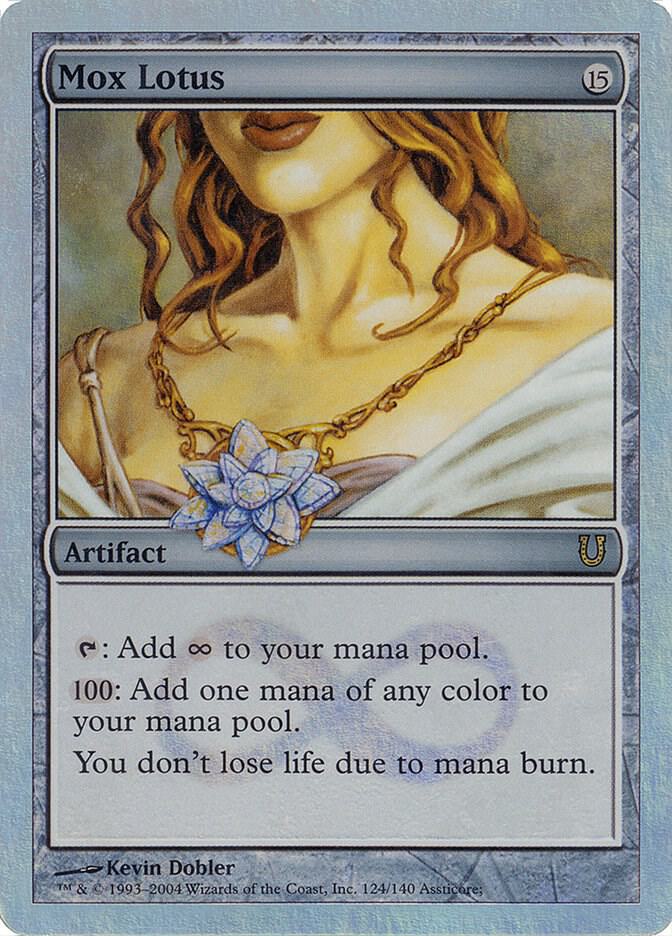 Mox Lotus (Alternate Foil) (124) [Unhinged]