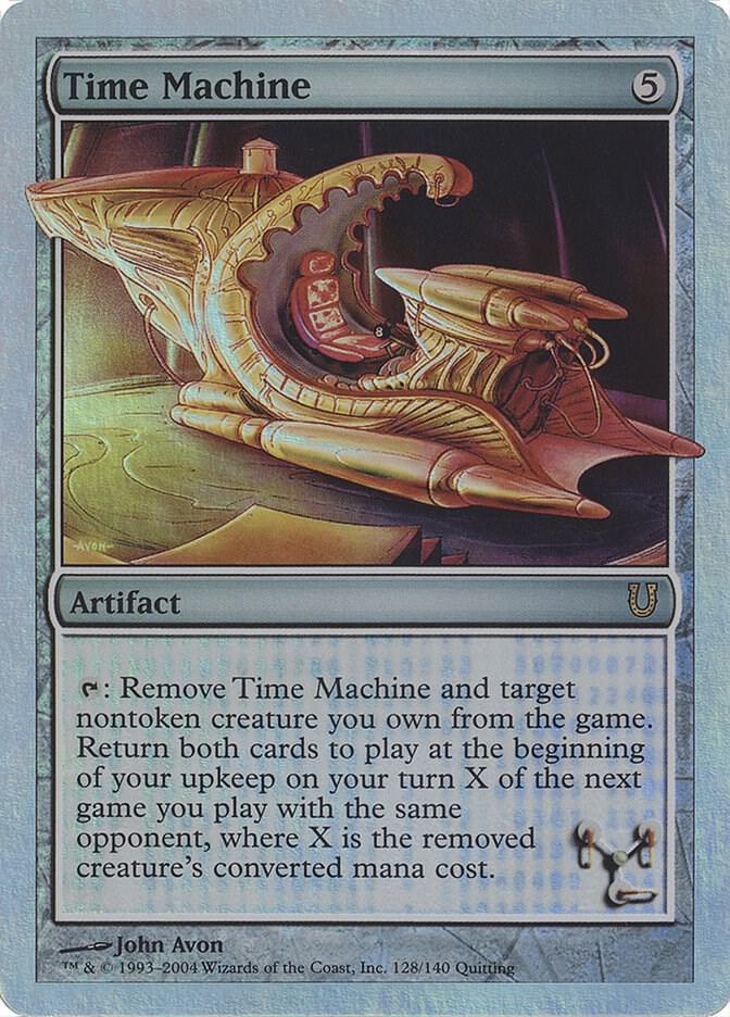 Time Machine (Alternate Foil) (128) [Unhinged]