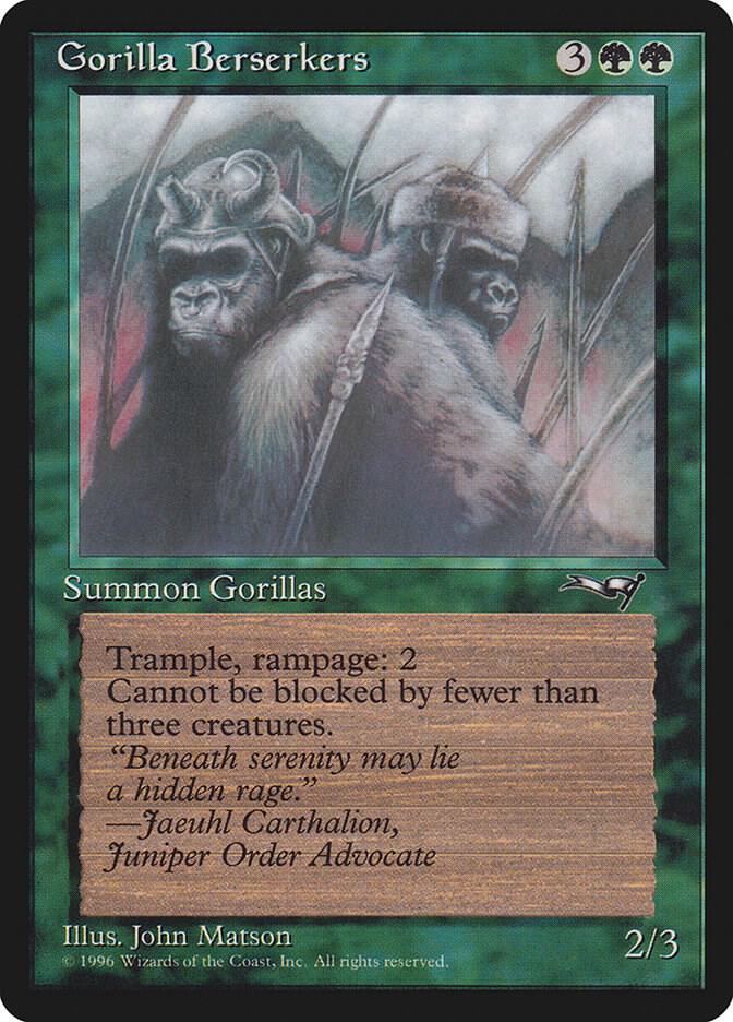Gorilla Berserkers (Closed Mouth) (76) [Alliances]
