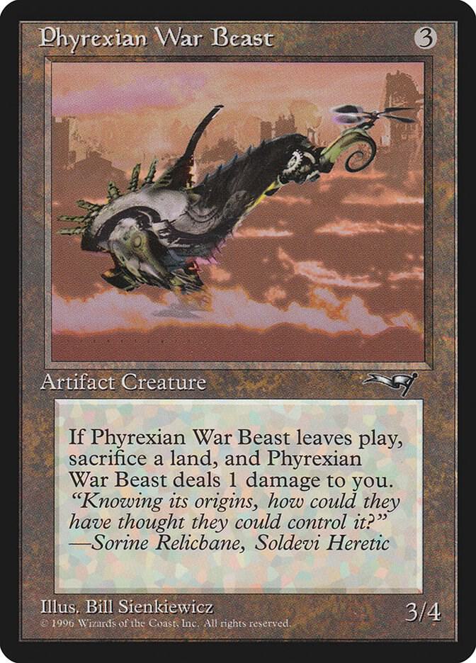 Phyrexian War Beast (Facing Right) (170) [Alliances]