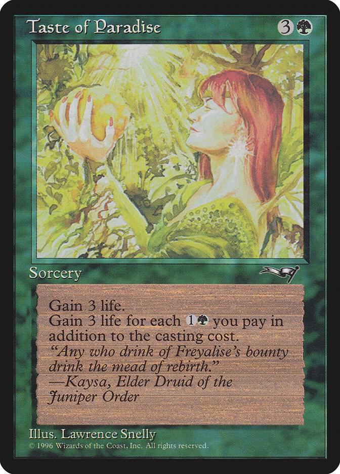 Taste of Paradise (Holding Fruit) (85) [Alliances]