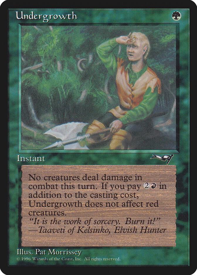 Undergrowth (Holding Axe) (88) [Alliances]