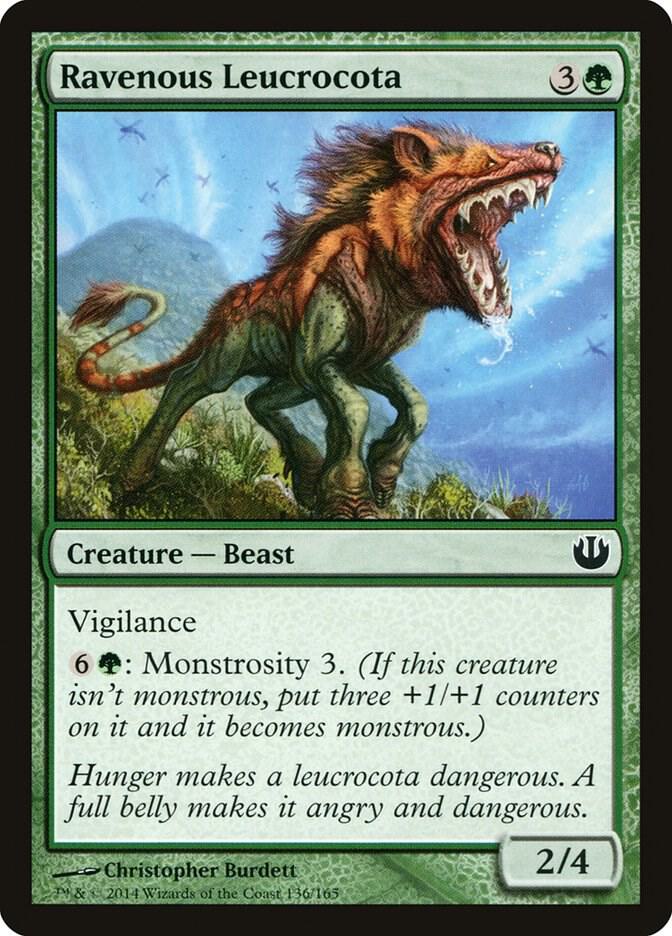 Ravenous Leucrocota (136) [Journey into Nyx]
