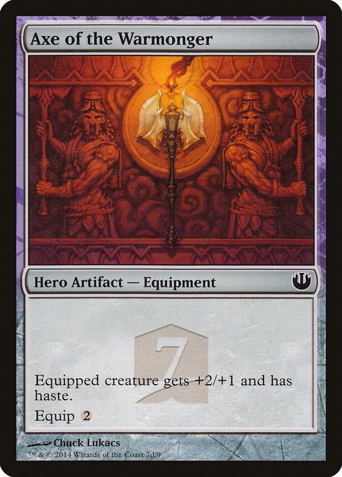 Axe of the Warmonger (7d) [Hero's Path Promos]