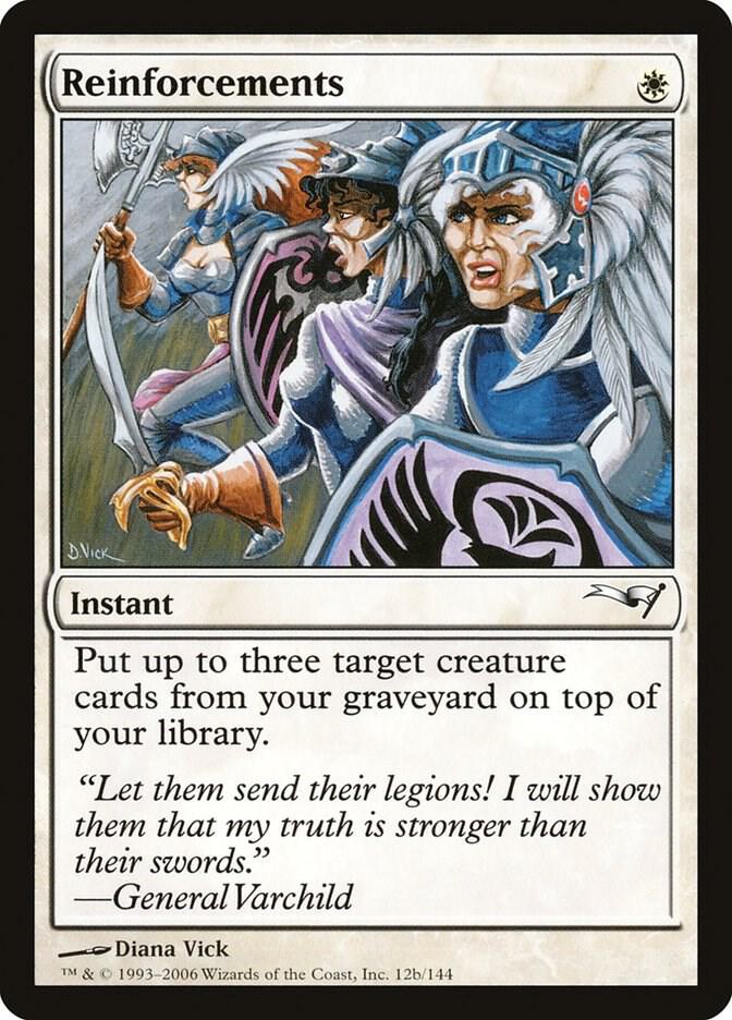 Reinforcements (Version 2) (12b) [Coldsnap Theme Decks]