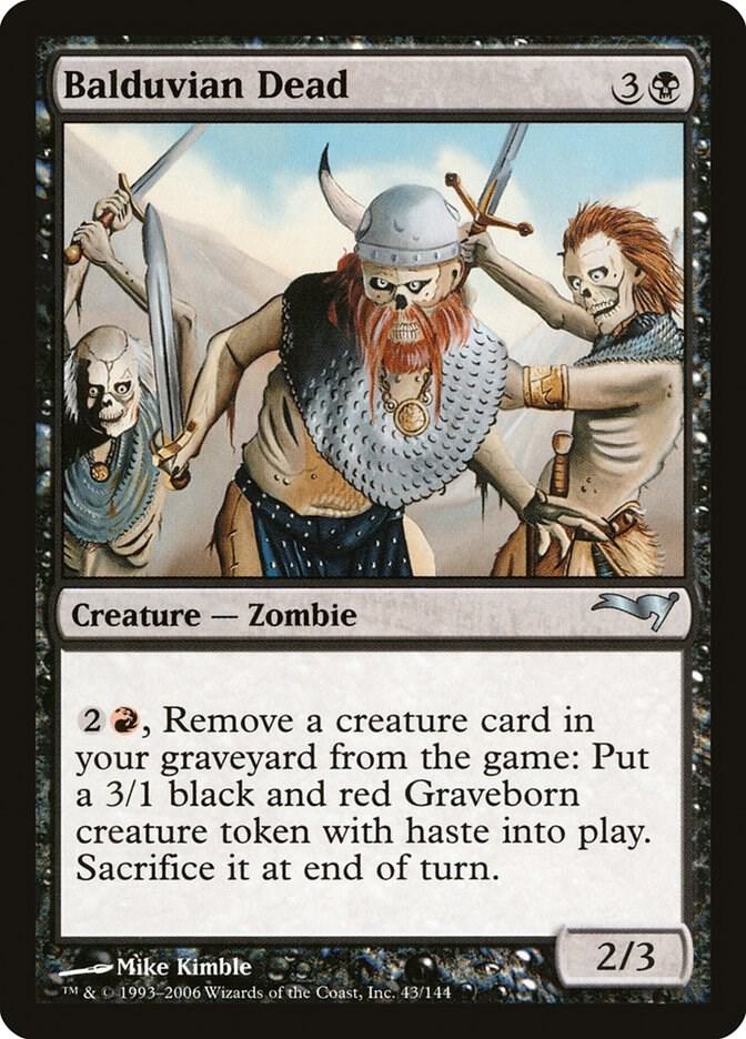 Balduvian Dead (43) [Coldsnap Theme Decks]