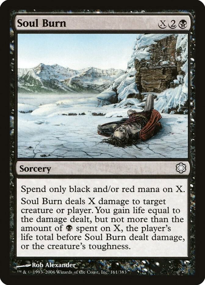 Soul Burn (161) [Coldsnap Theme Decks]