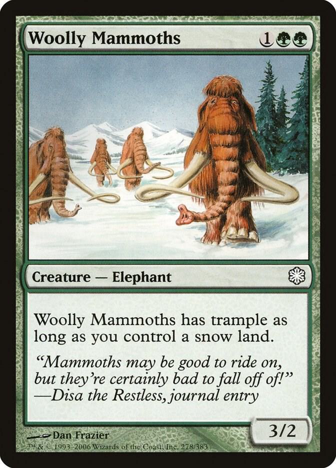 Woolly Mammoths (278) [Coldsnap Theme Decks]