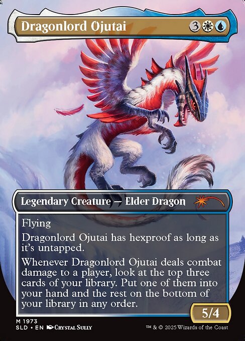Dragonlord Ojutai (1973) [Secret Lair Drop] Reverse