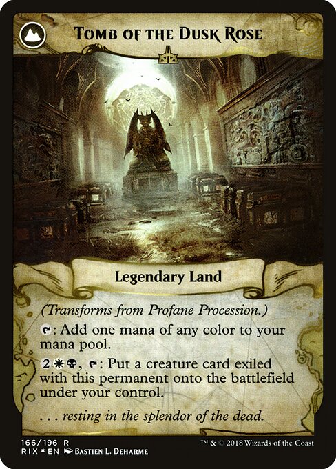 Profane Procession (166) [Prerelease Cards] Reverse