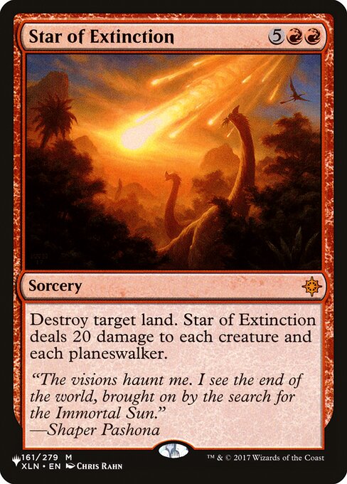 Star of Extinction (XLN-161) [The List]
