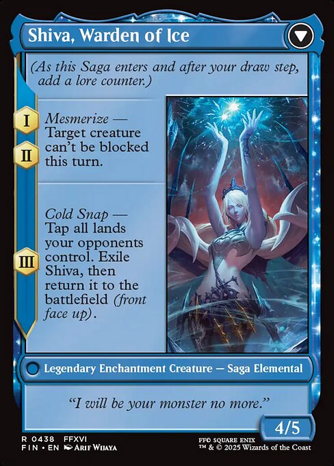 Jill, Shiva's Dominant (Extended Art) (438) [Final Fantasy] Reverse