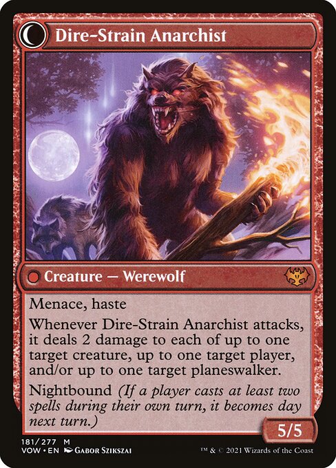Volatile Arsonist (181) [Innistrad: Crimson Vow] Reverse