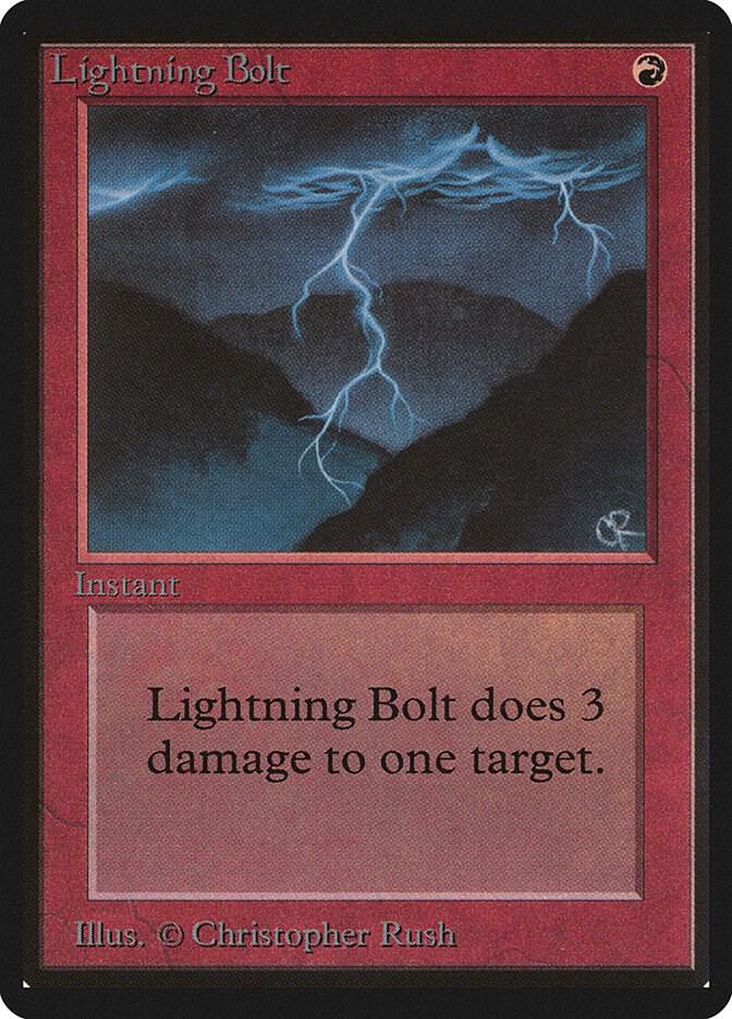 Lightning Bolt (162) [Limited Edition Beta]