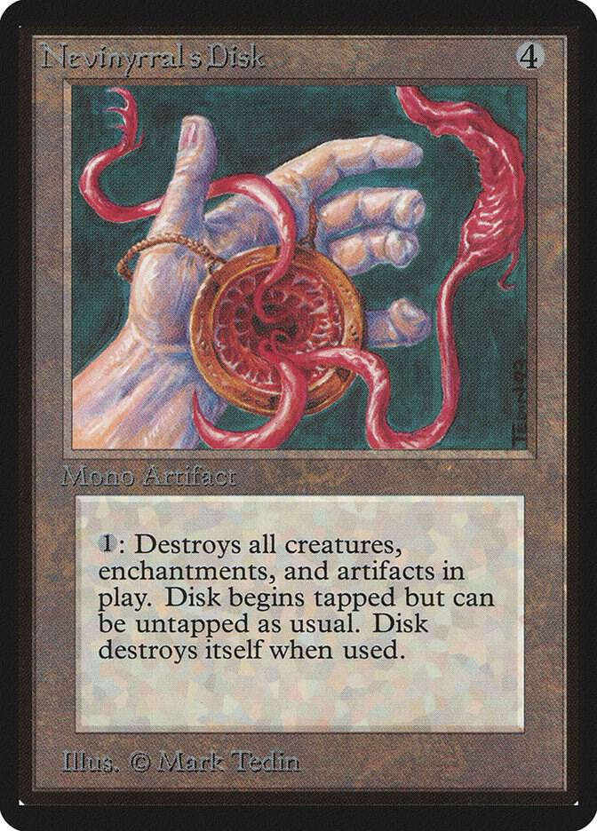 Nevinyrral's Disk (267) [Limited Edition Beta]