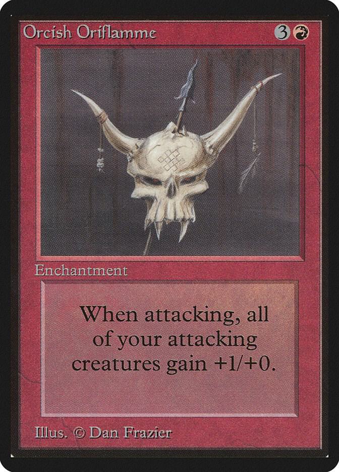 Orcish Oriflamme (167) [Limited Edition Beta]