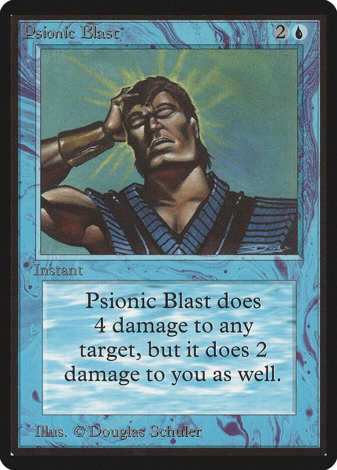 Psionic Blast (75) [Limited Edition Beta]