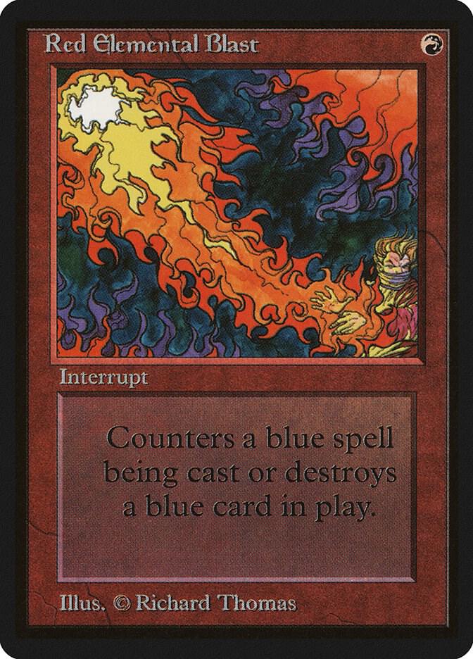 Red Elemental Blast (170) [Limited Edition Beta]